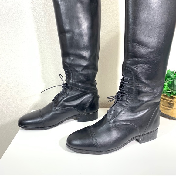 Ariat Equestrian English Riding Tall Boots Leather - Picture 4 of 13